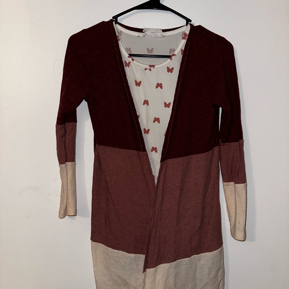 Girls Tank & Cardigan set